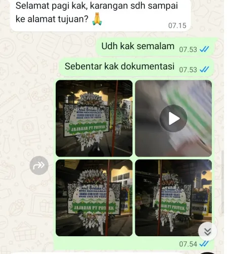 Pengiriman Papan Bunga Selamat Holiday Inn Gajah Mada